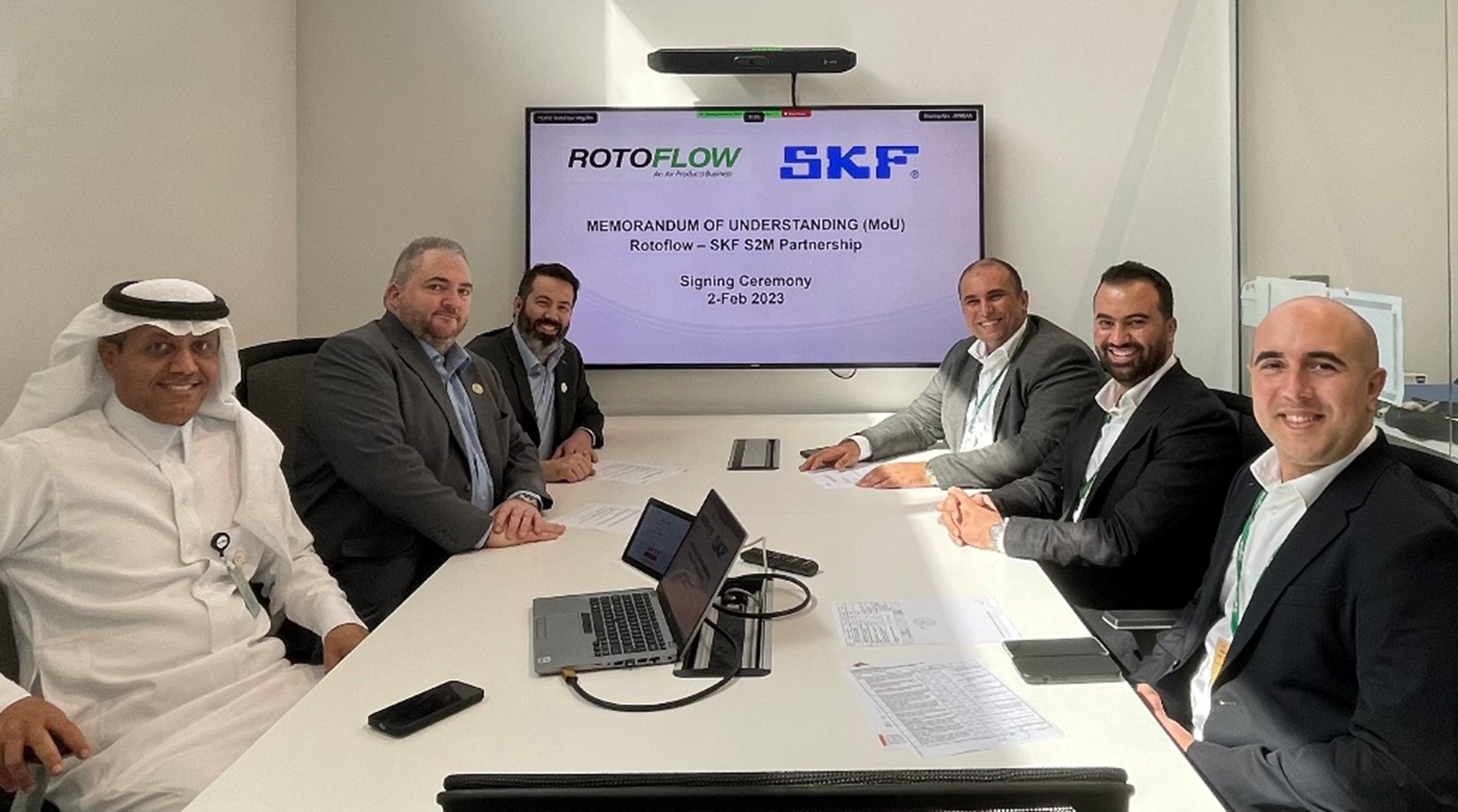 Rotoflow turbomachinery SKF S2M Magnetic Bearing Dhahran Saudi Arabia